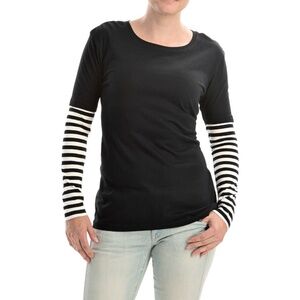 Joan Vass NWOT Studio T-Shirt Long Sleeve Top (M)